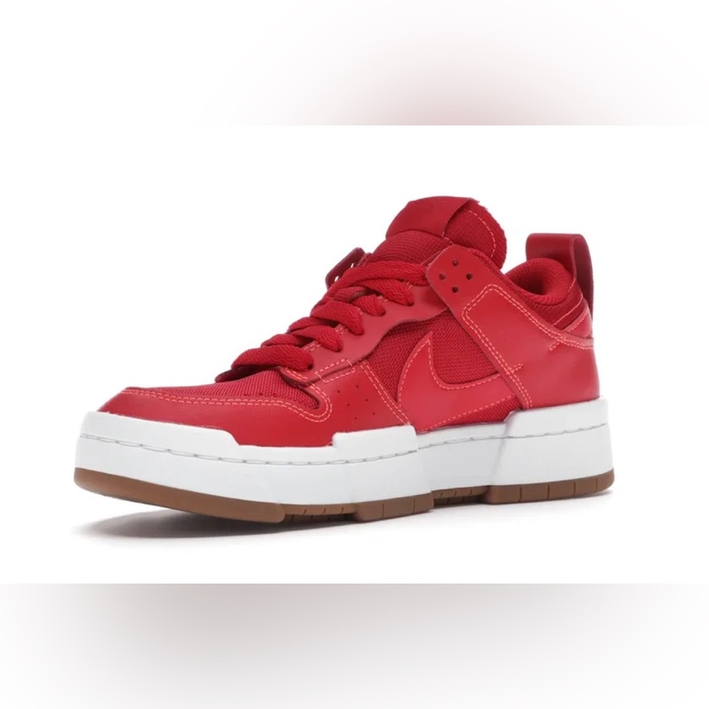Nike Red Low Dunk Disrupt